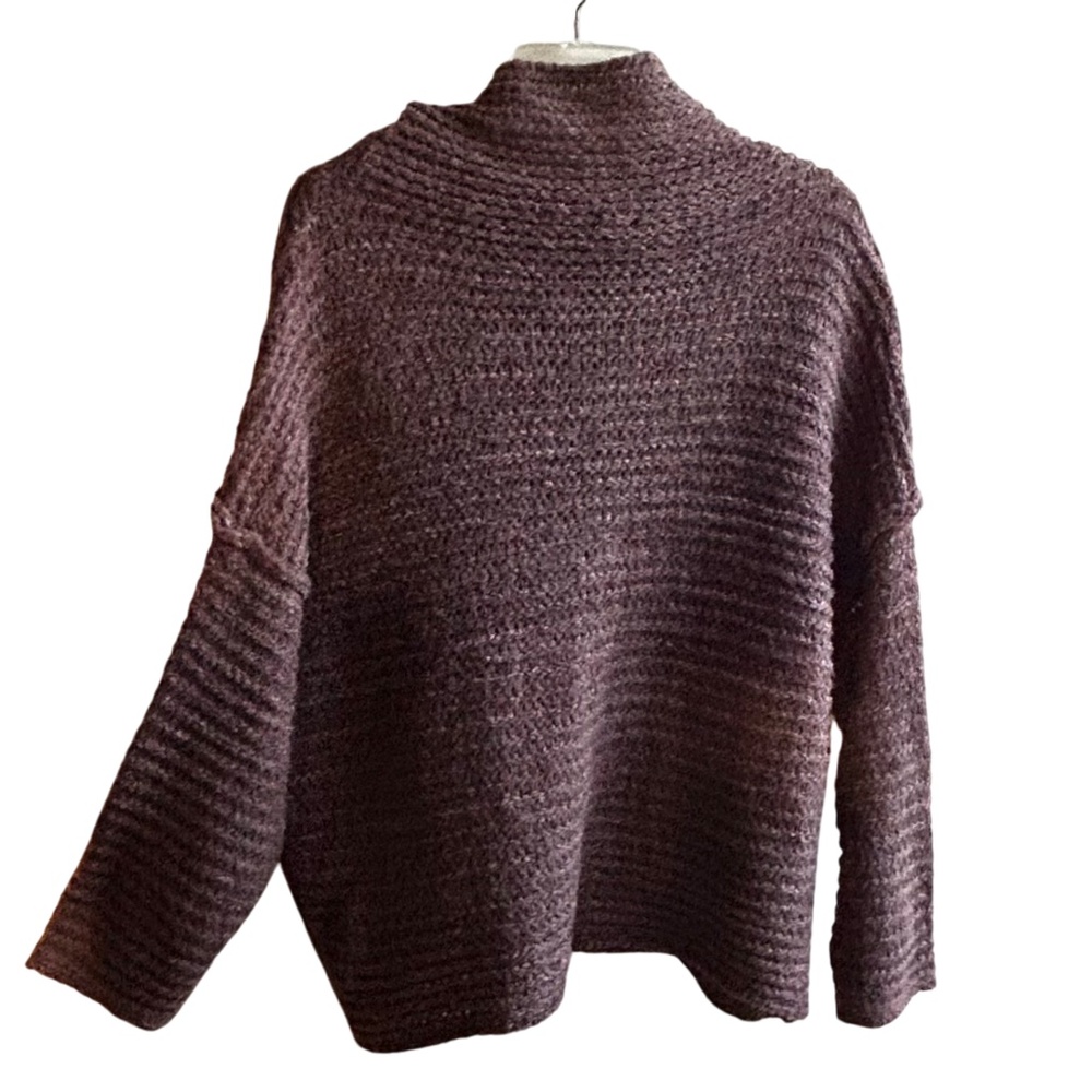 Aerie Cowl Neck Loose Fit Raglan Sleeve Sweater Large - Picture 3 of 4